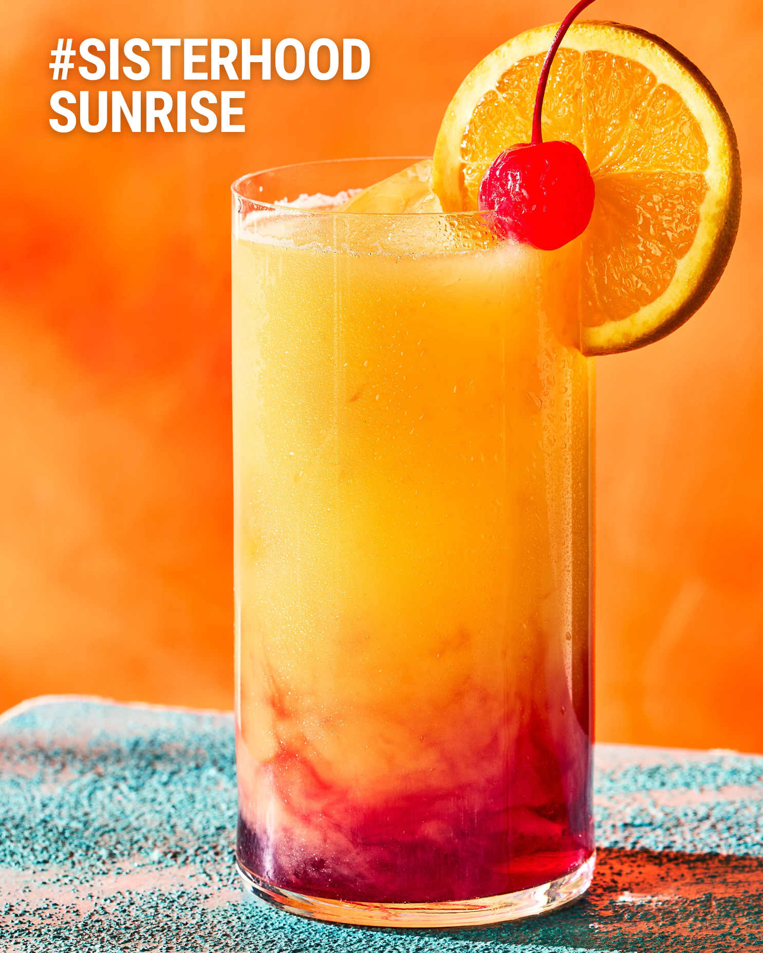 #Sisterhood Sunrise Cocktail Recipe