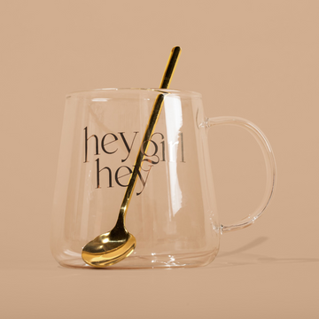 Hey Girl Hey Glass Mug